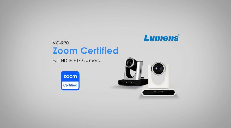 Zoom Cert For VC-R30 — AV.technology