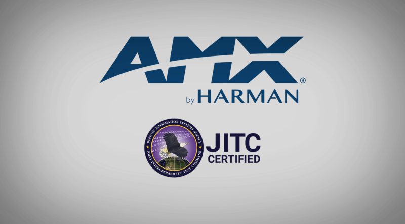 AMX Products Receive JITC Certification — AV.technology