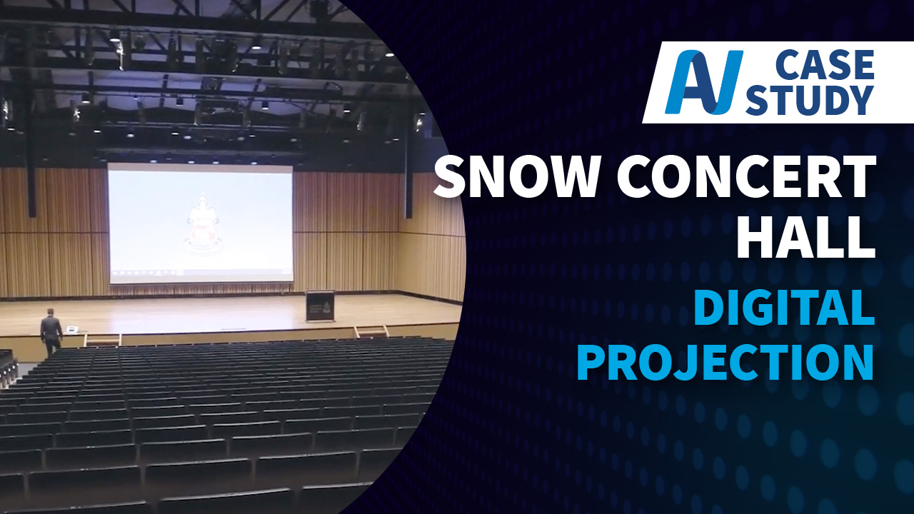 Video: Digital Projection at Snow Concert Hall, Canberra Grammar