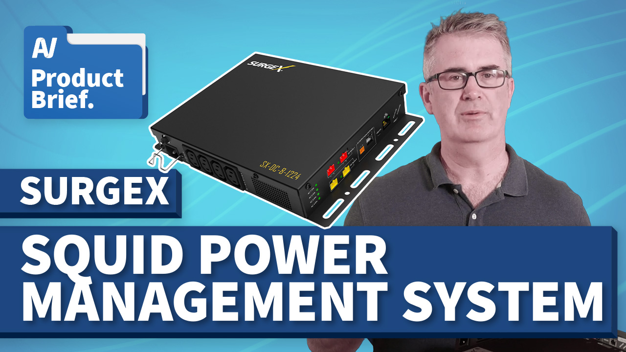 AV Product Brief: SurgeX Squid Power Management System