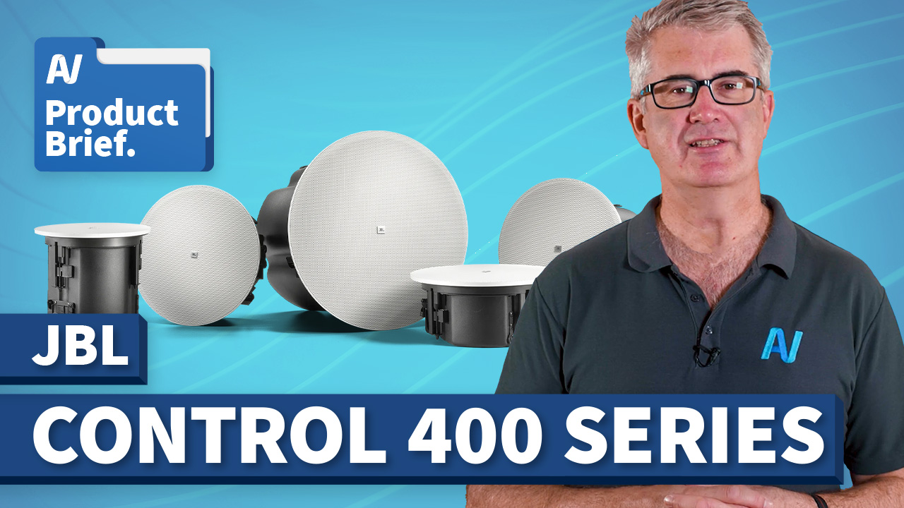 AV Product Brief: JBL Control 400 Series