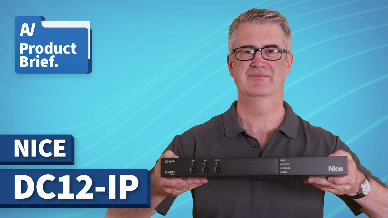 AV Product Brief: Nice DC12-IP Power Manager