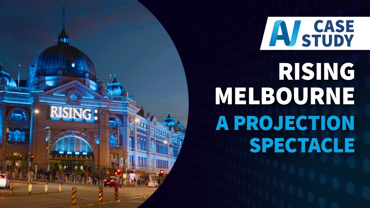 Video: RISING Melbourne Lit Up by Panasonic Projection