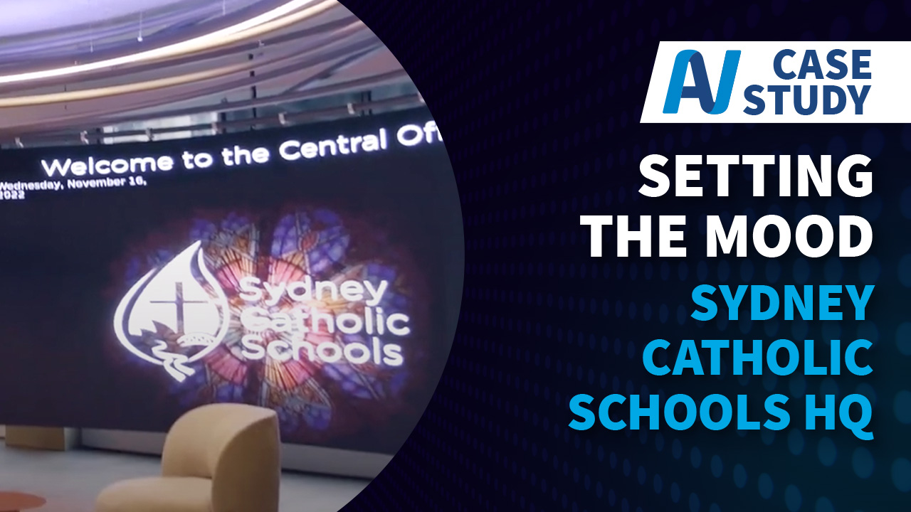 Video: Sydney Catholic Schools HQ Chooses Moodsonic Soundscapes with QSC Loudspeakers