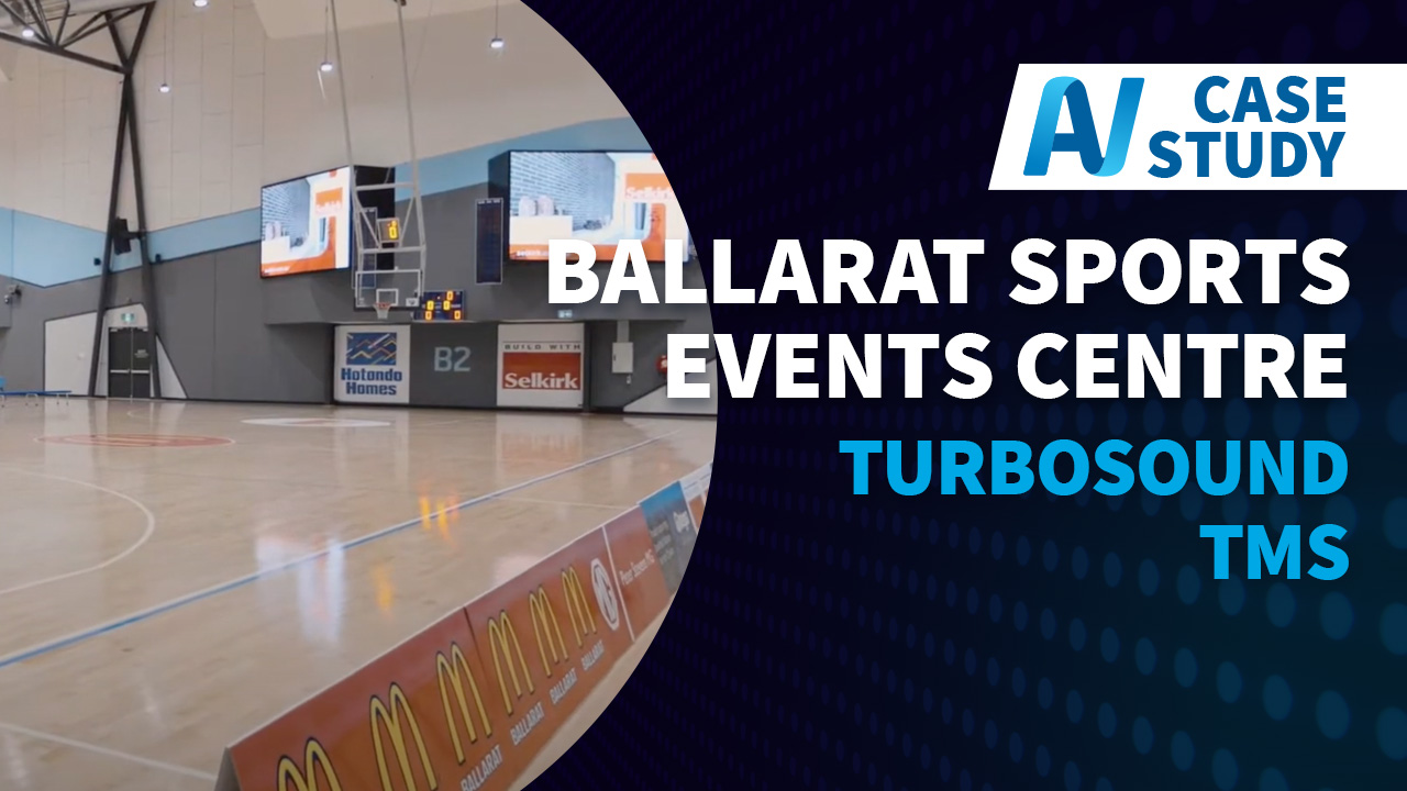 Video: Turbosound TMS at Ballarat Sports Events Centre
