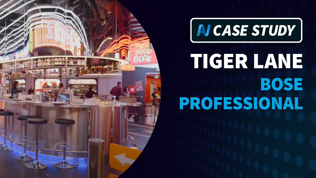 Video: Canberra's Tiger Lane Amped Up with Bose Professional