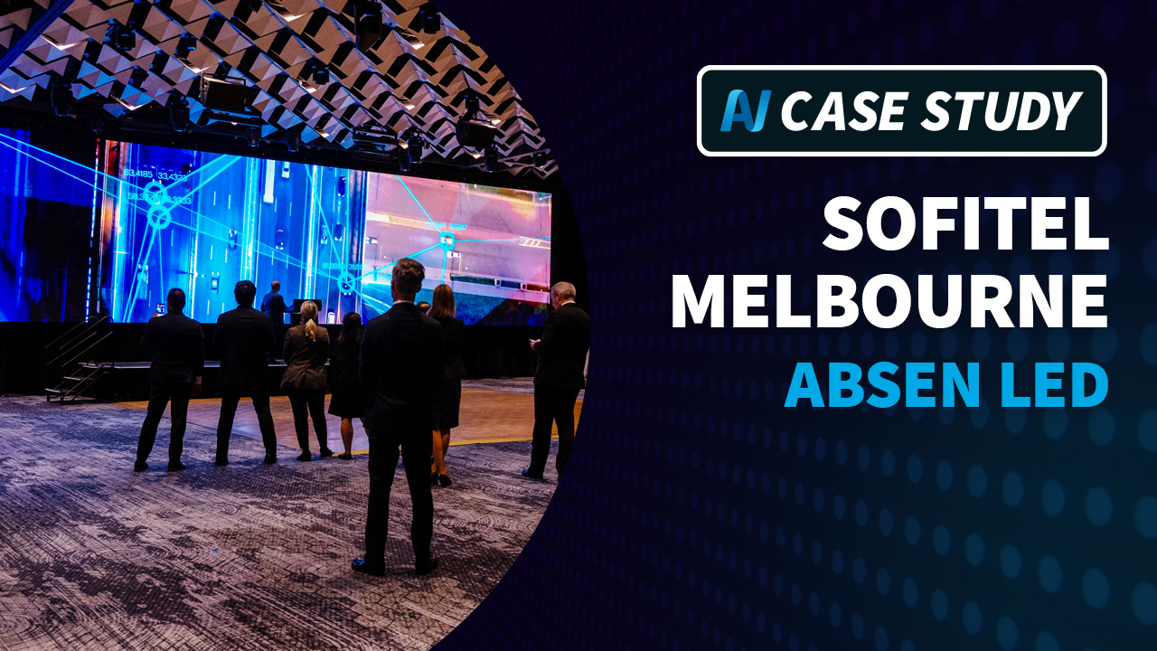 AV Video Case Study: 18m-Wide Absen LED Lights Up Sofitel on Collins Grand Ballroom