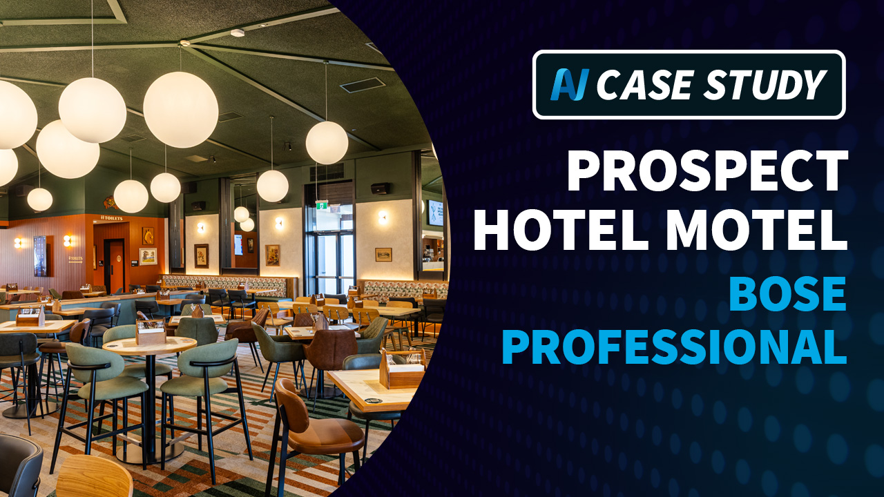 AV Video Case Study: Prospect Hotel Motel Modernises Its Audio with Bose Professional